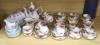 A Royal Albert Old Country Roses part tea and coffee set, together with Elfin                                                                                                                                               