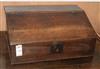 An oak bible box W.56cm                                                                                                                