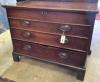 A Regency oak chest                                                                                                                                                                                                         