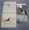 Two Ohara Koson woodblock prints, and another of a bird by Roy Seiket                                                                  