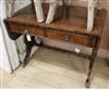 A reproduction Regency style mahogany sofa table W.95cm                                                                                