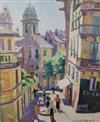 Hilary Clements Hassell (1879-1949) 'Rue Bastin' 30 x 24.in.                                                                           