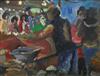 § Sherree Valentine Daines (1956-) Vegetable market 7.25 x 9.5in.                                                                      