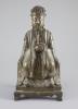 A Chinese bronze seated figure of Wenchang Wang, late Ming dynasty, 17th century, 27 cm high                                                                                                                                