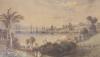 R. St ... 1892, watercolour, 'Vivenhoe, Esset', signed and inscribed, 18 x 31cm                                                                                                                                             