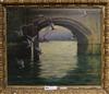 Leonard Carr Cox (fl. 1900-1909), oil on canvas, Thames Bridge scene, signed and dated '42, 49 x 60cm                                  