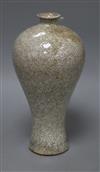 A 19th century Chinese crackleglaze vase height 22.5cm                                                                                 