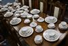 A Royal Worcester 'June Garland' dinner service                                                                                        