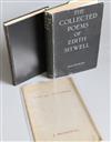 Wells, H.G. - The Open Conspiracy, 8vo, cloth, Victor Gollancz, London 1928; Sitwell, Edith - The Collected Poems,                     