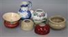 Seven items of mixed Chinese ceramics                                                                                                  