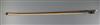 A German gold mounted violin bow, 19th century, length 74cm, weight 59g.                                                               