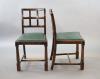 A set of ten early 20th century oak and beech dining chairs                                                                                                                                                                 