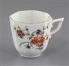 A Derby coffee cup, c.1758, h. 6.1cm                                                                                                   