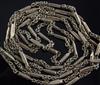 A Victorian style 9ct gold fancy link guard chain, 152cm.                                                                              