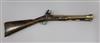 A late 18th / early 19th century Irish brass barrelled blunderbuss, 30.5in.                                                            