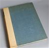 Brangwyn, Frank - Belgium, folio, half vellum, text by Hugh Stokes, introduction by Paul Lambotte,                                     