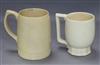 Two pieces of Wedgwood by Keith Murray - a creamer and a mug tallest 12cm                                                              