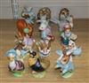 Fifteen Beswick Beatrix Potter figures, including The Old Woman Who Lived in a Shoe,                                                   