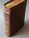 Wicquefort, Abraham de - L'Ambassadeur et ses fonctions, qto, calf, 2 vols in one, writings to fly leaf,                               