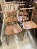 A set of six Ercol dining chairs                                                                                                                                                                                            