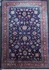 A Tabriz blue ground carpet,                                                                                                           