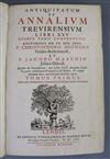 Brouwer, Christoph - Antiquitatum et annalium Trevirensium libri XXV duobus tomis comprehensi.                                         