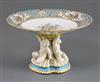 A Minton porcelain tazza, c.1860, D. 23cm                                                                                              