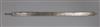 A fullered steel sword, length 37.5in.                                                                                                 