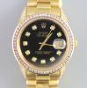 A gentleman's modern 18ct gold Rolex Oyster Perpetual Datejust wrist watch                                                                                                                                                  