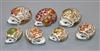 A collection of seven Royal Crown Derby hedgehog paperweights                                                                          