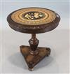 A Regency rosewood centre table, Diam. 2ft 1in. H.2ft 3.5in.                                                                           