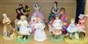 Eleven Royal Doulton figures tallest 24cm                                                                                              