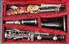 A cased clarinet                                                                                                                       