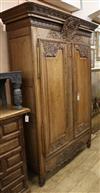 A 19th century Normandie armoire W.160cm approx.                                                                                       