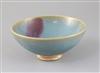 A Chinese Jun ware purple-splashed bowl, Song-Ming dynasty, Diam.17.5cm                                                                