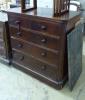 A Victorian mahogany chest of five drawers, width 110cm                                                                                                                                                                     
