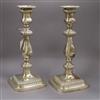 A pair of Gorham sterling silver candlesticks, 30cm.                                                                                   