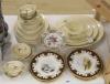 A set of six Coalport game bird plated plates and a Royal Doulton 'The Coppice' pattern part dinner service                                                                                                                 