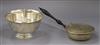 A Paul Revere reproduction sterling silver bowl and a sterling silver warming dish, gross 16.5 oz.                                     