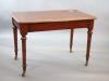 A Victorian mahogany writing table, W.114 D.70cm H.76cm                                                                                                                                                                     