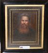 English School, oil on card, portrait of William Holman Hunt 23 x 18cm                                                                 