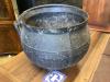 A cast iron cauldron, diameter 31cm, height 28cm                                                                                                                                                                            