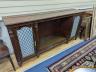 A Regency style mahogany two door dwarf cabinet, width 186cm, depth 45cm, height 91cm                                                                                                                                       
