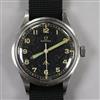 A gentleman's 1950's stainless steel Omega RAF pilot's military wrist watch, ref. 2777-1, movement c.283                               