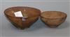 Two Song Dynasty, Jian ware tea bowls with Hare's Fur decoration largest 12cm diameter                                                 