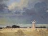 David Birch (1895-1968), oil on canvas, 'Blue and Gold, Norfolk', signed, 50 x 60cm                                                                                                                                         