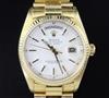 A gentlemen's 18ct yellow gold Rolex Oyster Perpetual Day Date wrist watch,                                                            