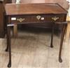 A mahogany lowboy W.76cm                                                                                                               