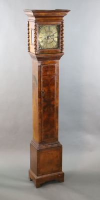 Richard Keyte of Wittney. An 18th century walnut eight day longcase clock, W.1ft 5.5in. H.6ft 6.5in.                                   