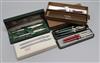 A collection of Cross fountain pens and Concorde                                                                                       